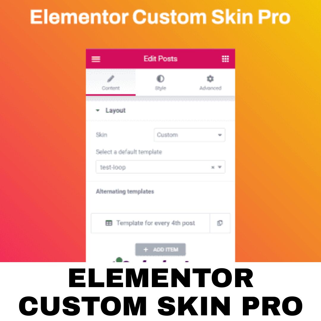 Elementor Custom Skin Pro